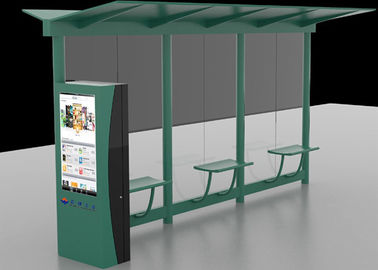 自動 LCD 屋外のデジタルの表記、デジタル バス停の避難所の広告システム