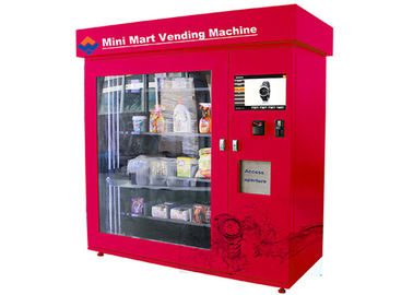 自動小型市場の自動販売機、19インチのタッチ画面の調節可能な小型市場の硬貨の自動販売機