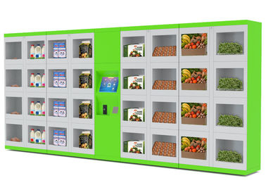 通り/大学/空港のための自動化された冷却装置食糧販売のロッカーの異なったサイズのドア