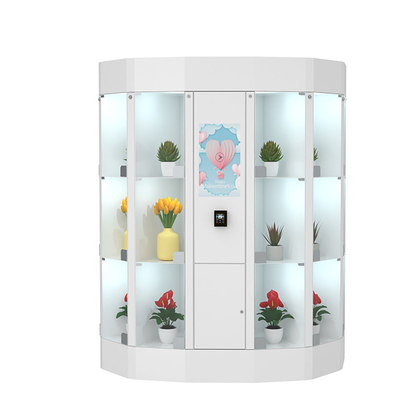 冷却装置冷却装置が付いている22インチのタッチ画面の花の販売のロッカー