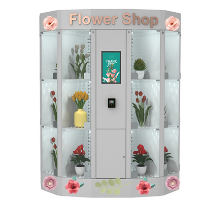 カスタマイズされた植物相の自動販売機/花は18.5インチ自動販売機にバンドを付ける