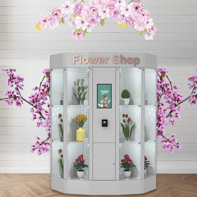 60HZ FCCの安全な花束の自動販売機花の多種多様の18.5インチ