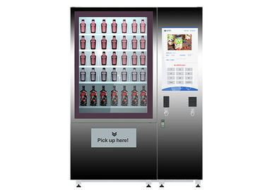 瓶の自動販売機の硬貨のビル カード支払の健康な自動販売機の注文サラダ