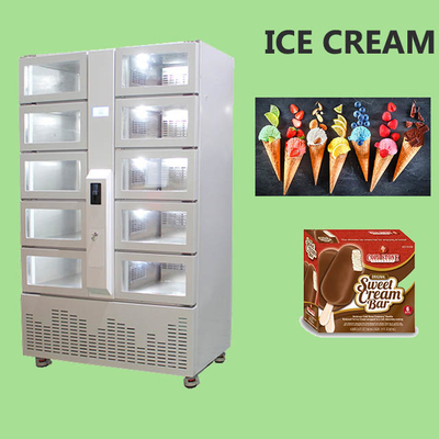 スマートカード 現金決済 冷凍アイスクリーム ゼラト オーダーメイドドアのロッカー