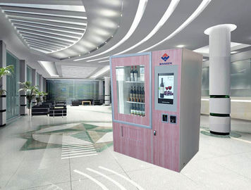 赤ワインの22&quot;の自動販売機広告のタッチ画面およびエレベーター