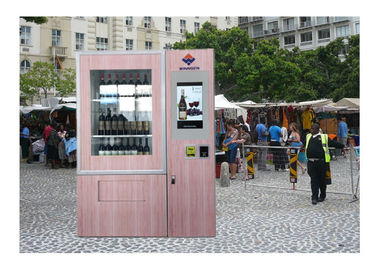 Winnsenのエレベーターの上昇システム、22インチのタッチ画面が付いている小型市場のワインの自動販売機