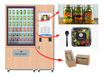 Winnsenジュース サラダ自動販売機、上昇システムが付いている健康な食糧販売のロッカー
