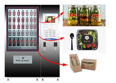 健康な食糧販売のロッカー、リモート・コントロール システムが付いているサラダ自動販売機