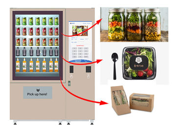 Winnsenサラダ瓶の自動販売機、ベルト システムが付いているカップケーキのVneding機械