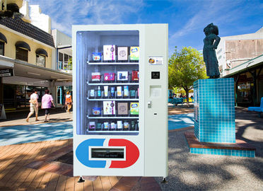 大人の化粧品の冷たい飲み物の本の地下鉄のためのエレベーターが付いている小型自動販売機