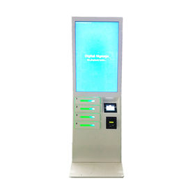 ショッピング モール空港のための硬貨によって作動させる携帯電話の貸出記録装置の公共の充電ステーション