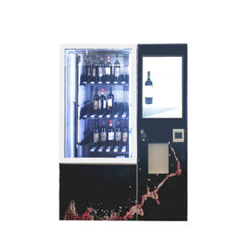ワイン ビール コーラのびんジュースのタッチ画面および冷却装置が付いている自動販売機のキオスク
