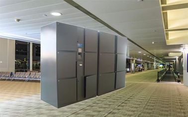 スマートなロックのクレジット カードのアクセスを用いる金属の学校の貯蔵の駅空港公共のロッカー