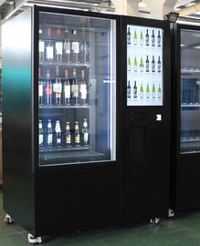 ホテルのロビーのCommericalの革新的で調節可能なチャネルが付いている小型市場のスパークリング ワイン ビール シャンペンのびんの自動販売機