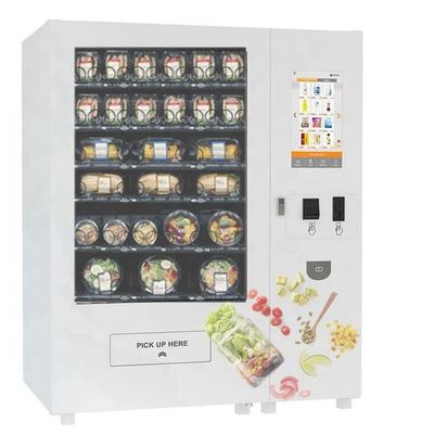 タッチ画面冷やされていたサラダ自動販売機、上昇が付いている健康な食糧販売のロッカー
