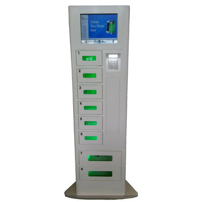 硬貨のビルのアクセスの紫外線の選択の中の安全な電話充電ステーションの電子ロックLED
