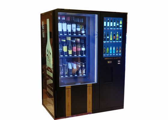 22インチのタッチ画面の赤ワインの自動販売機、冷却装置自動販売機の自動販売