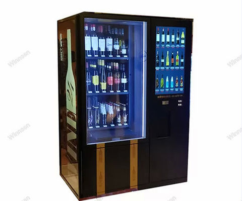 冷却装置エレベーターが付いているスマートな多言語ワインの自動販売機