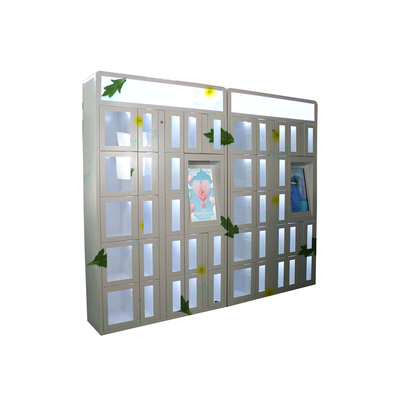 透明なドアの産業販売のロッカーの自動大きいタッチ画面
