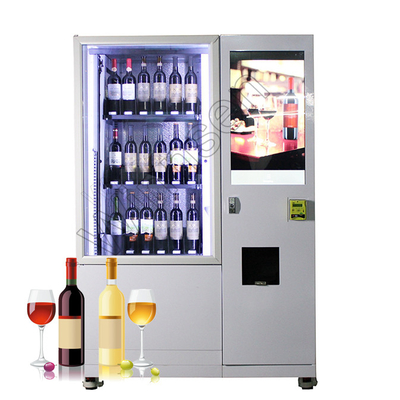 リモート・コントロール自動販売機は支払QRコード ワインを飲む