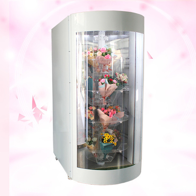 Lcd 19のインチ妊婦医院の透明な棚の花の自動販売機