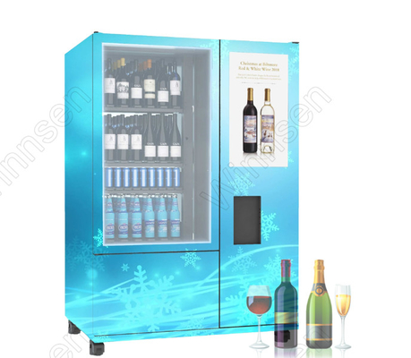 飲料のシャンペンのスパークリング ワイン ビール精神のためのスマートなタッチ画面の電子自動販売機