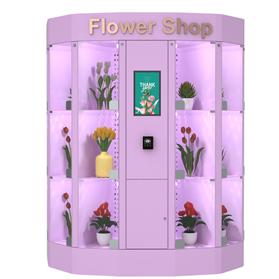 多種多様の安全で、有効な花の販売のロッカー機械120V