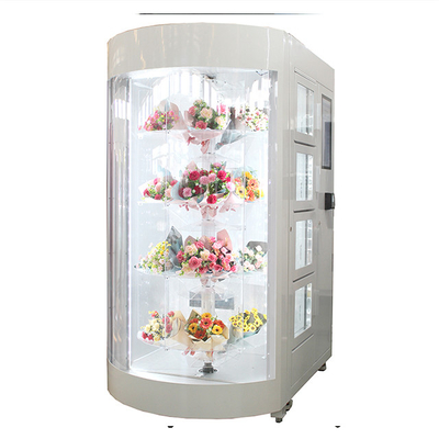 冷却装置が付いているWinnsenのみずみずしい花ODMの花束の自動販売機