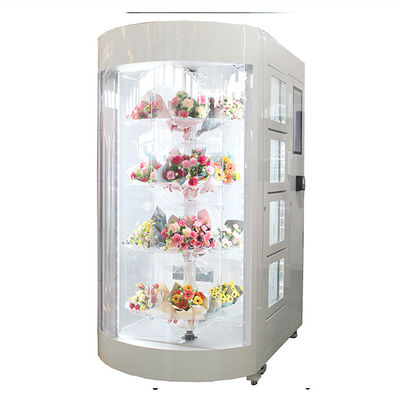 品質 冷却装置が付いているWinnsenのみずみずしい花ODMの花束の自動販売機 工場