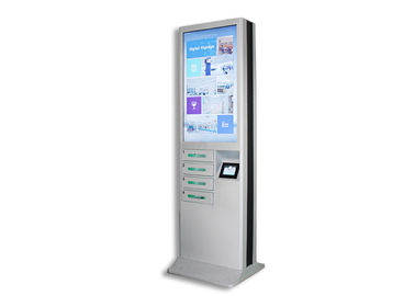 現代携帯電話の充電ステーション、LCDスクリーンを広告する43インチの電話充満ロッカー