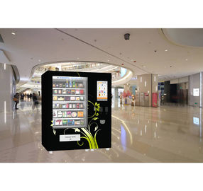ビスケットのクッキーの調節可能なチャネルの大きいタッチ画面が付いている小型市場の自動販売機