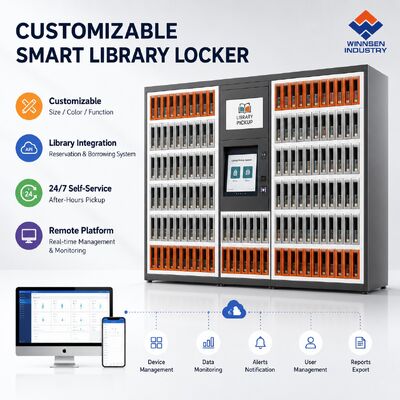 品質 Winnsen スマート parcel locker、15.6インチ Android タッチスクリーン、クラウドリモート管理、API連携 工場