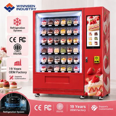 品質 Winnsen Cupcake and Bread Vending Machine for Supermarket Coffee Shop Office Lobby 工場