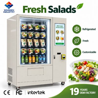 品質 Winnsen Salad Vending Machine for Office Building Campus Healthy Lunch Anytime 工場