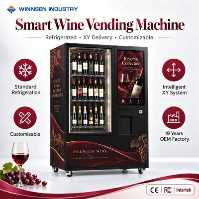 品質 Winnsen OEM ODM Custom Wine Vending Machine with Cloud Management CE FCC Certified 工場