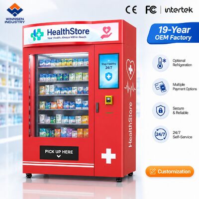 品質 ウィンセン病院薬局自動販売機 セルフサービス薬ディスペンサー 緊急用エレベーター配送 工場