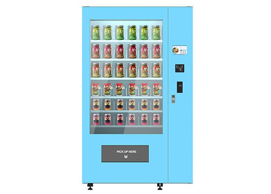 冷却装置およびエレベーターが付いている24の時間サラダ自動販売機は、新しい保つ