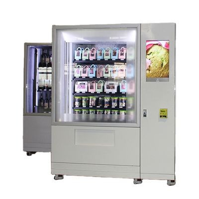 広告の接触LCDは冷却装置が付いている作動させた食糧自動販売機を鋳造する