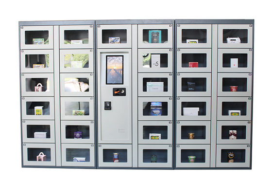 販売のタッチ画面との調節可能な温度ミクロンのスマートな販売のための冷却のロッカーの花の自動販売機